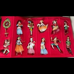 Fits & Floyd 12 Days Of Christmas ornaments